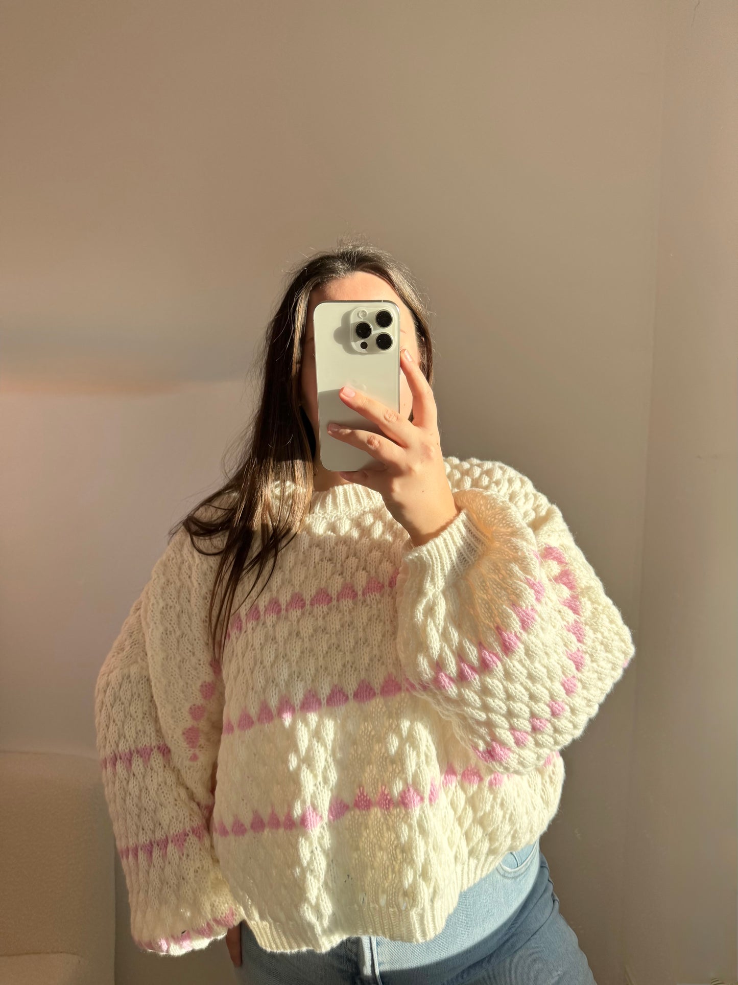 Pullover Sweetheart creme
