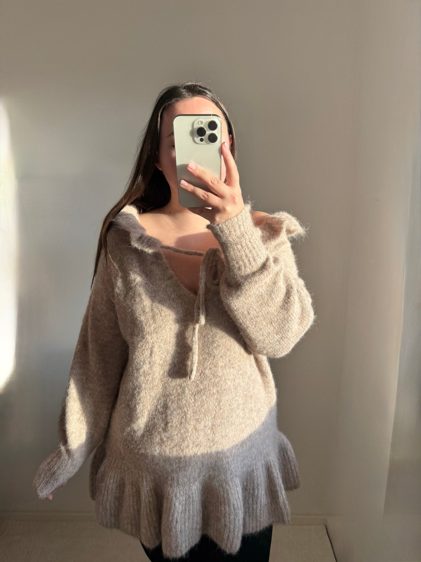 Pullover Lenchen taupe