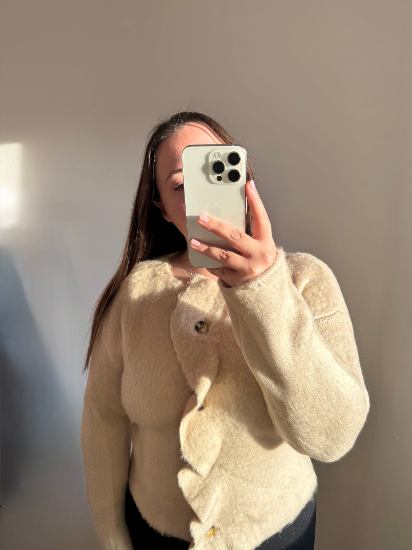 Strickjacke Cream Knit