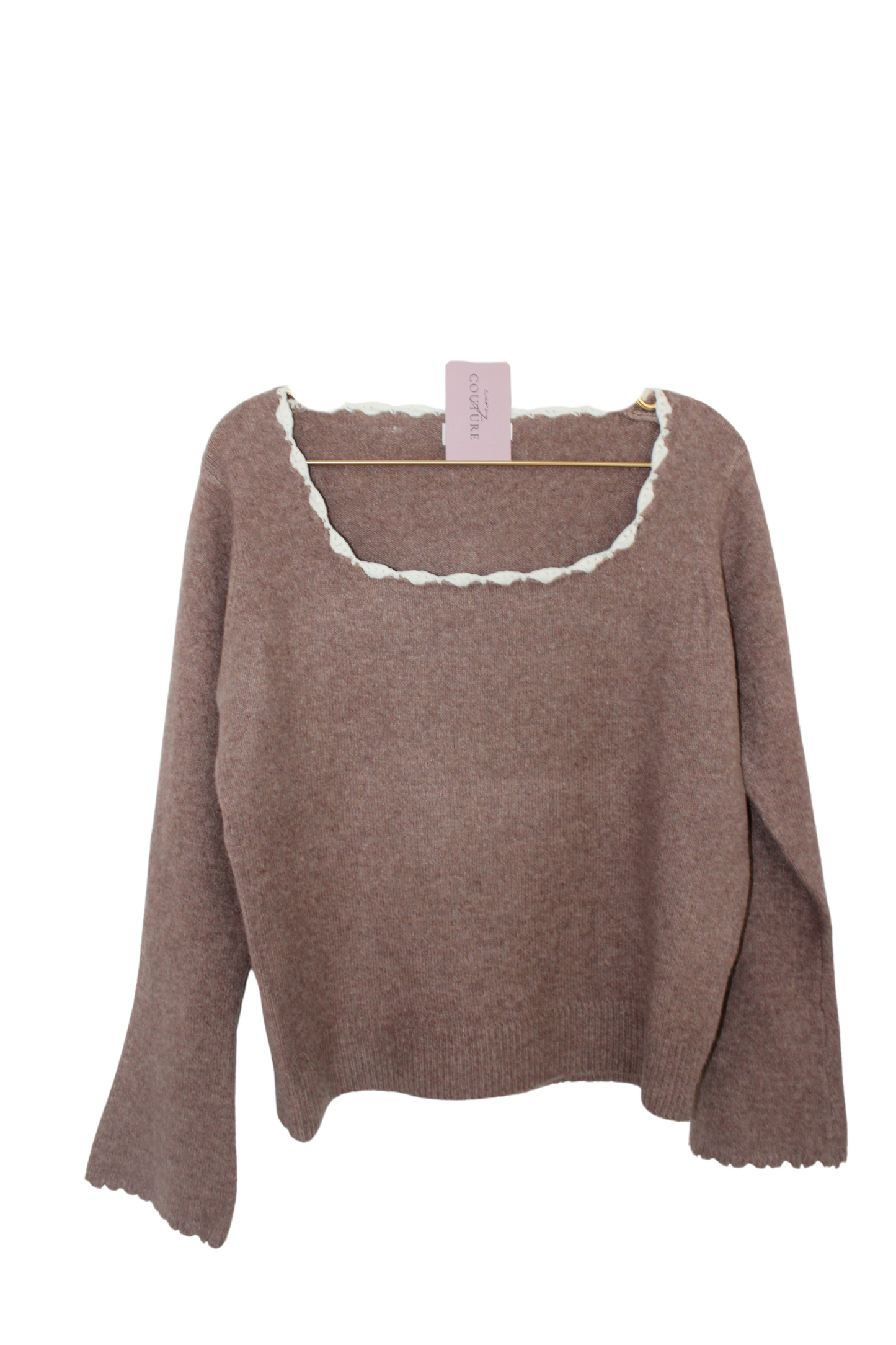 Langarmshirt Brown