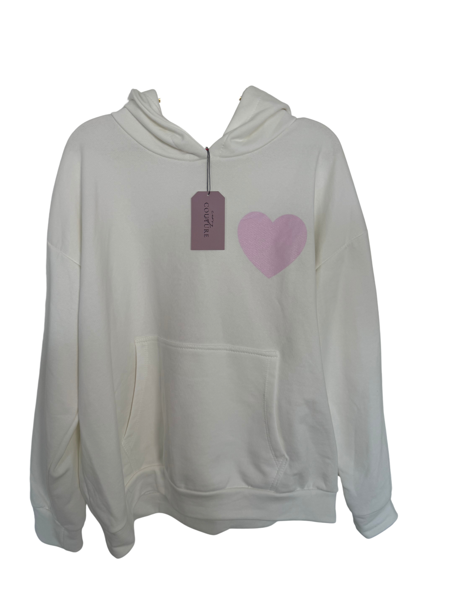 Hoodie weiß Love