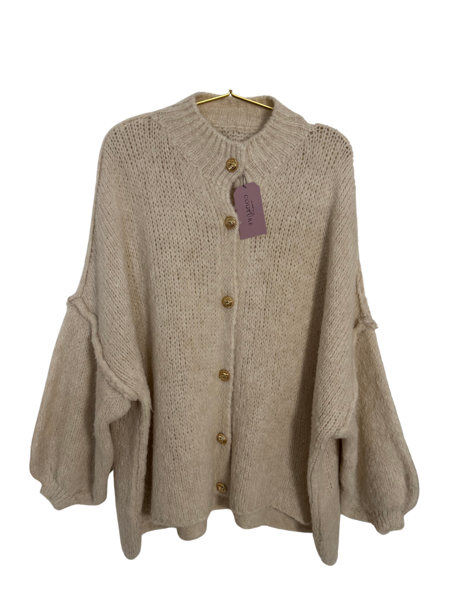 Kuschel Cardi beige
