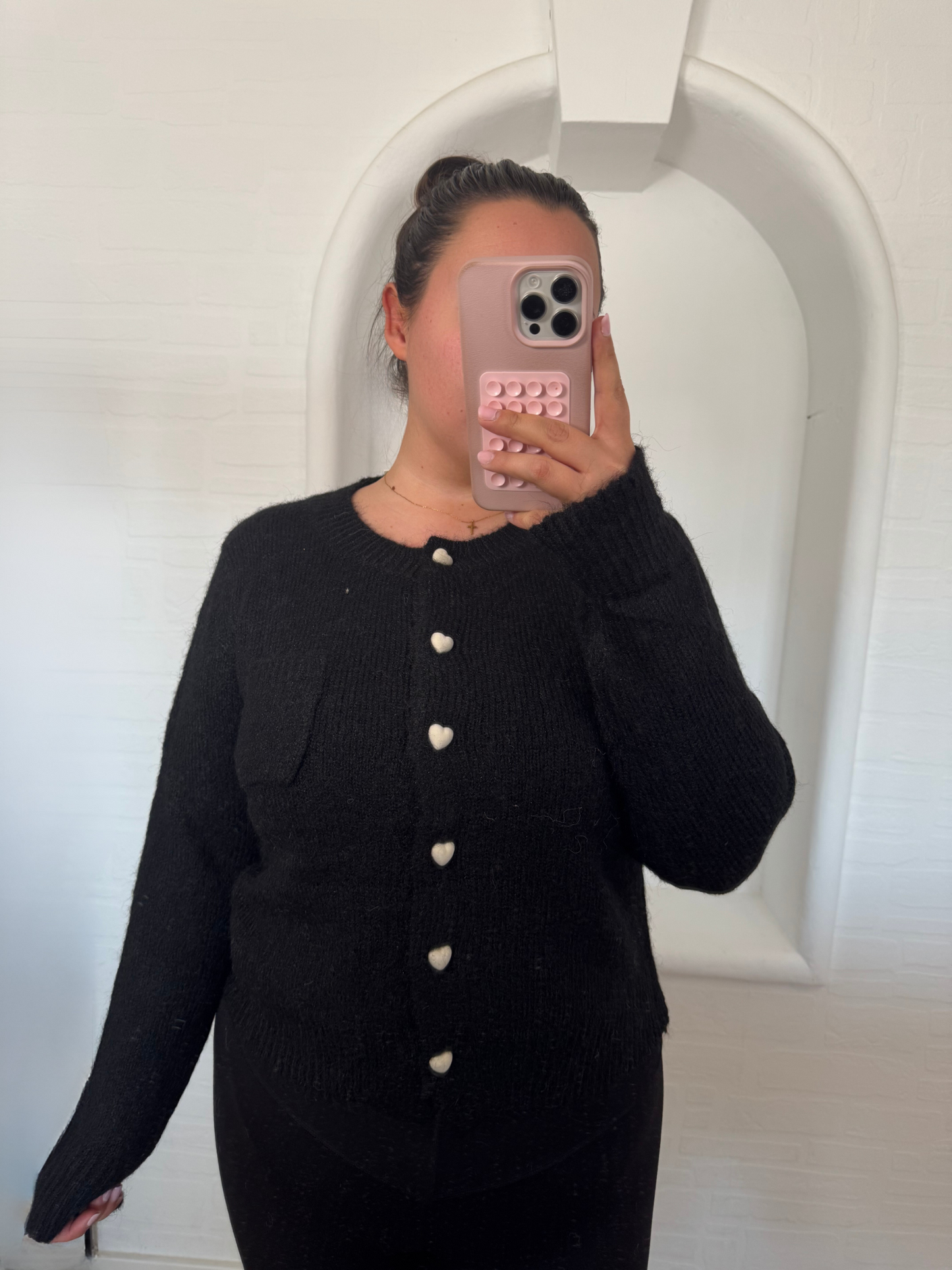 Cardi Herzi schwarz