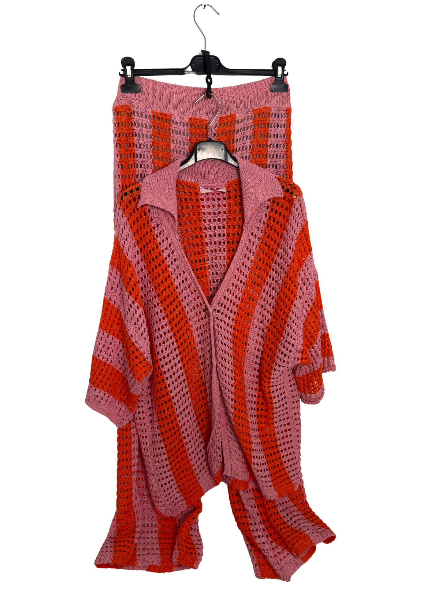Häkel Set rosa orange