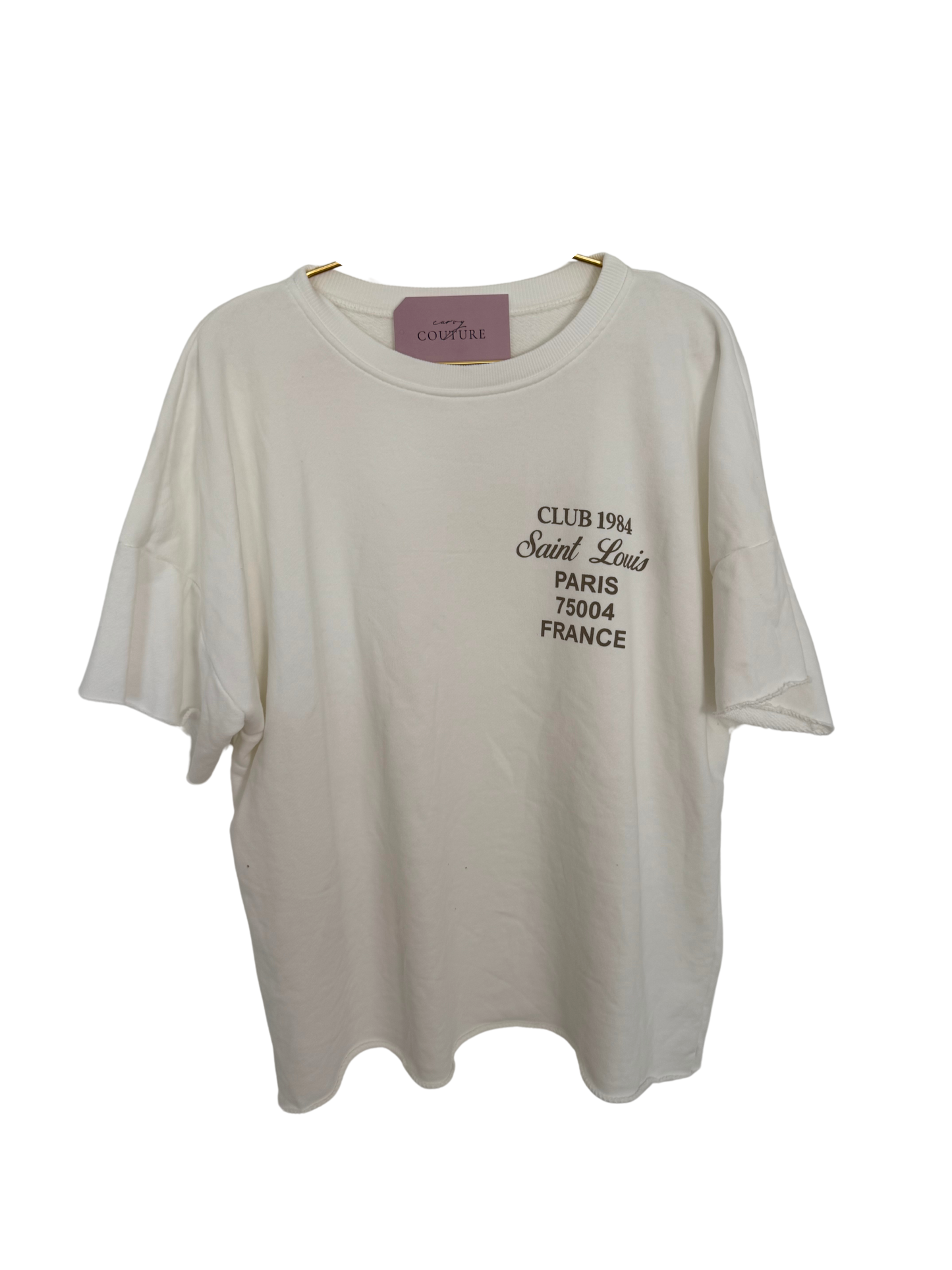 Weißes Shirt mit Druck