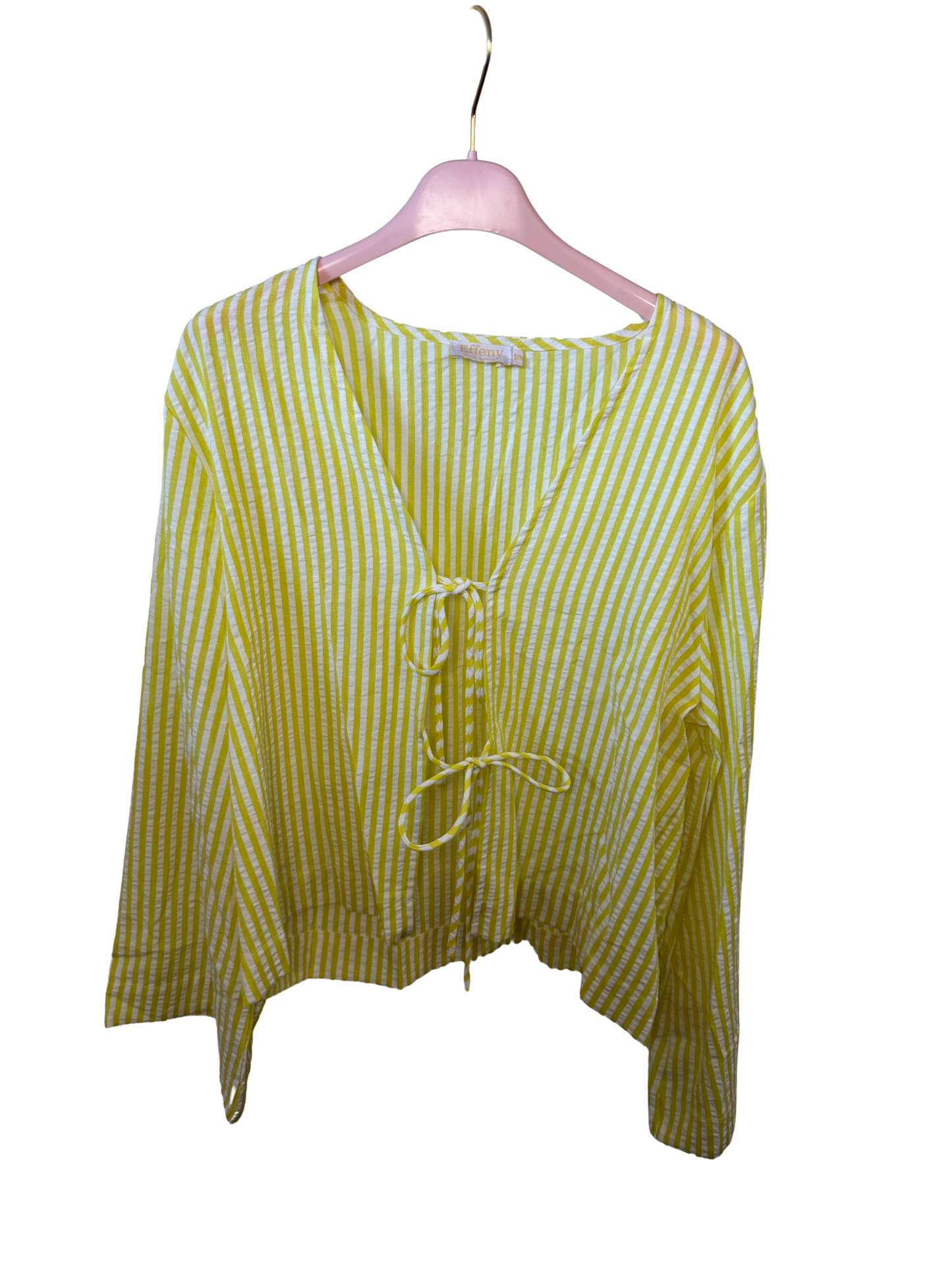 Bluse Schleifi gelb