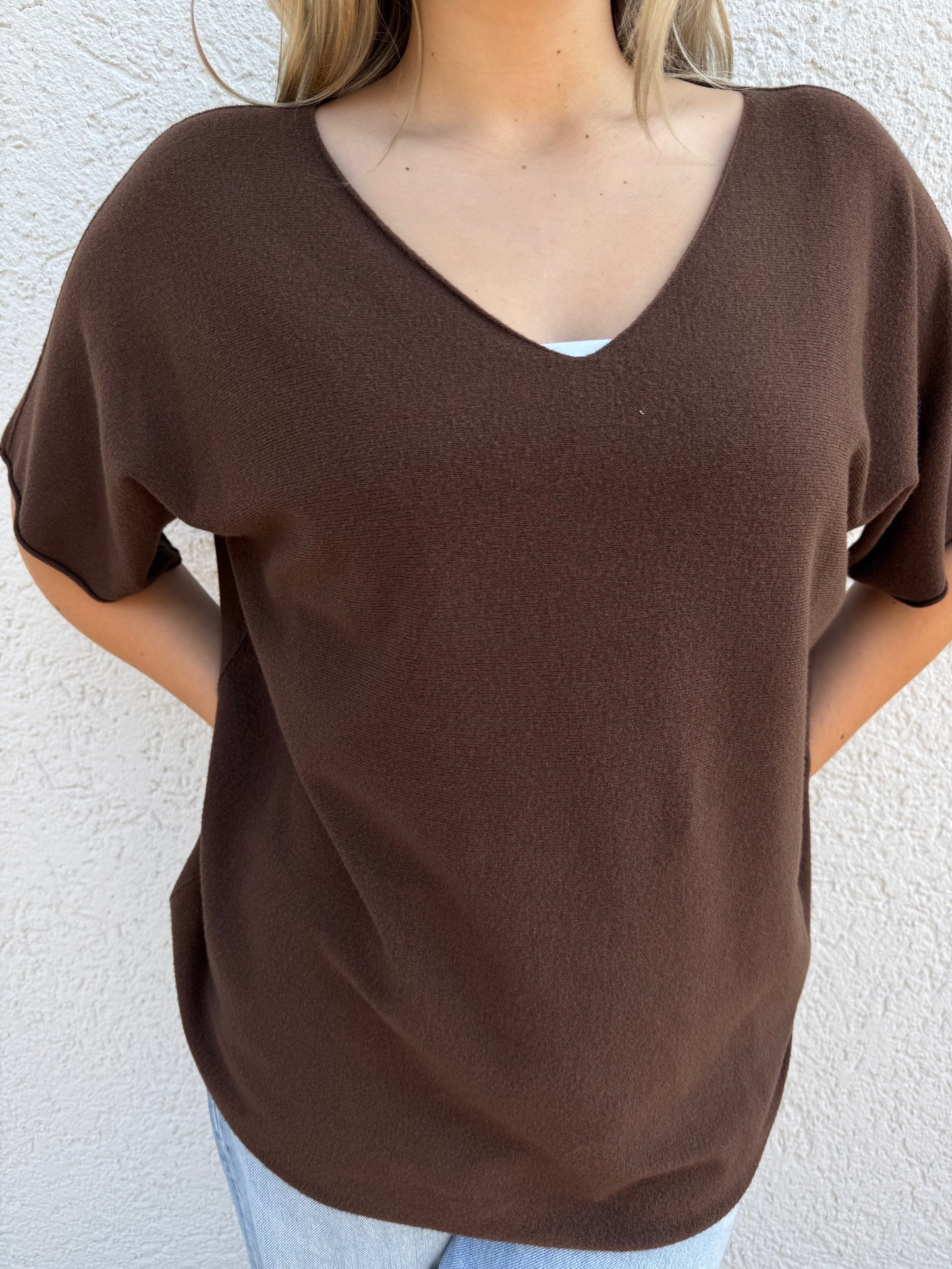 Lockeres Tshirt braun