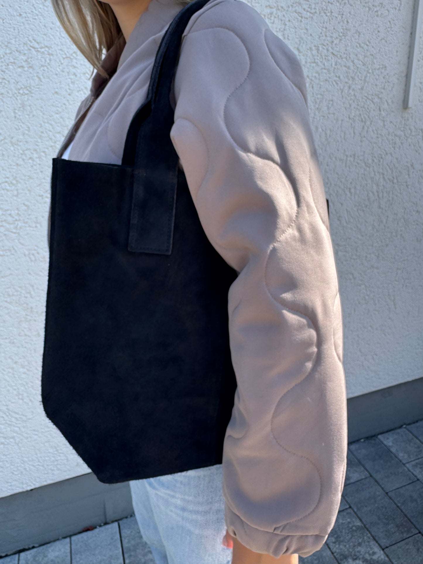 Shopper aus Wildleder
