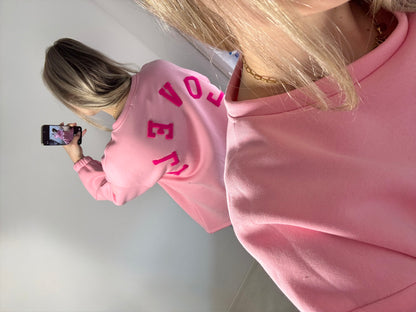 Sweatshirt Lovely rosa