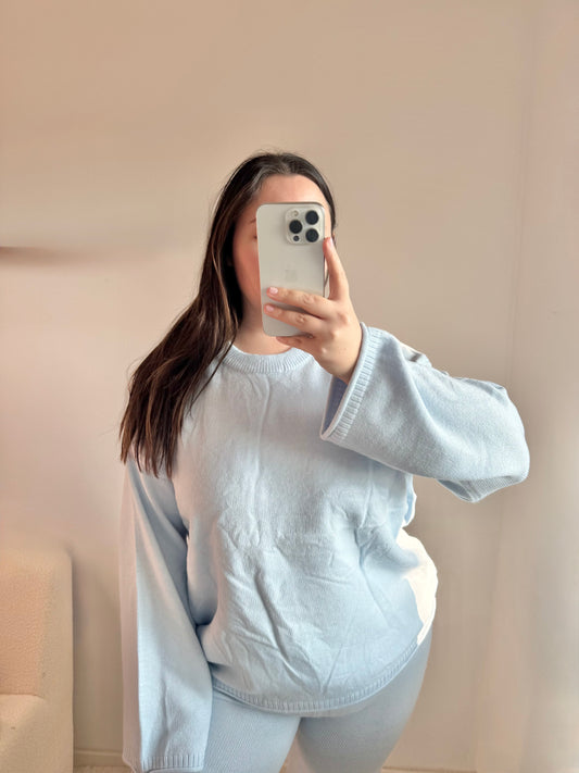 Lounge Hose hellblau