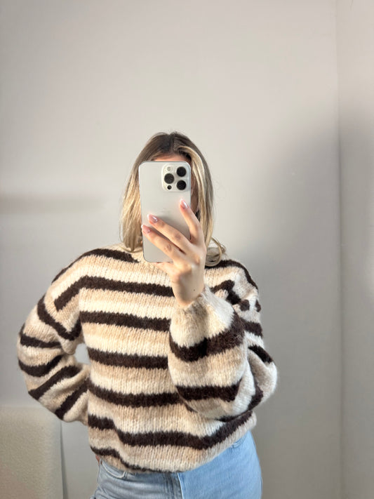 Strickpullover Dio beige