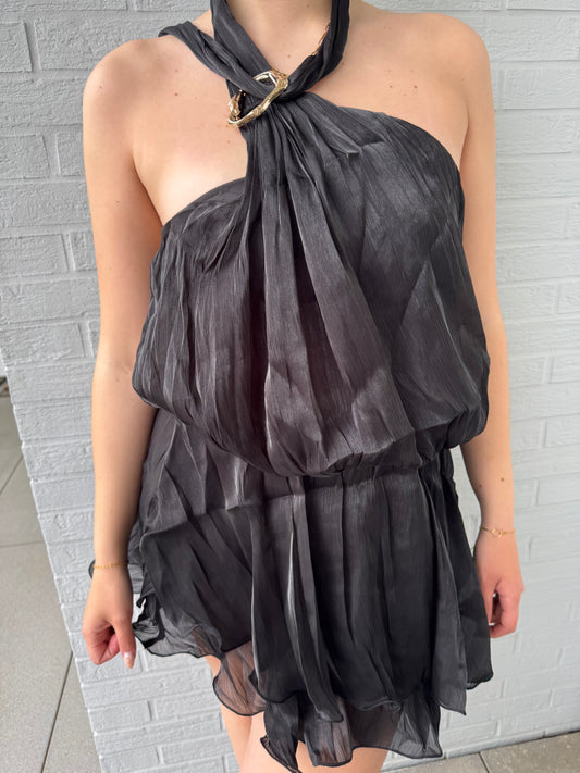 Kleid Silhouette schwarz