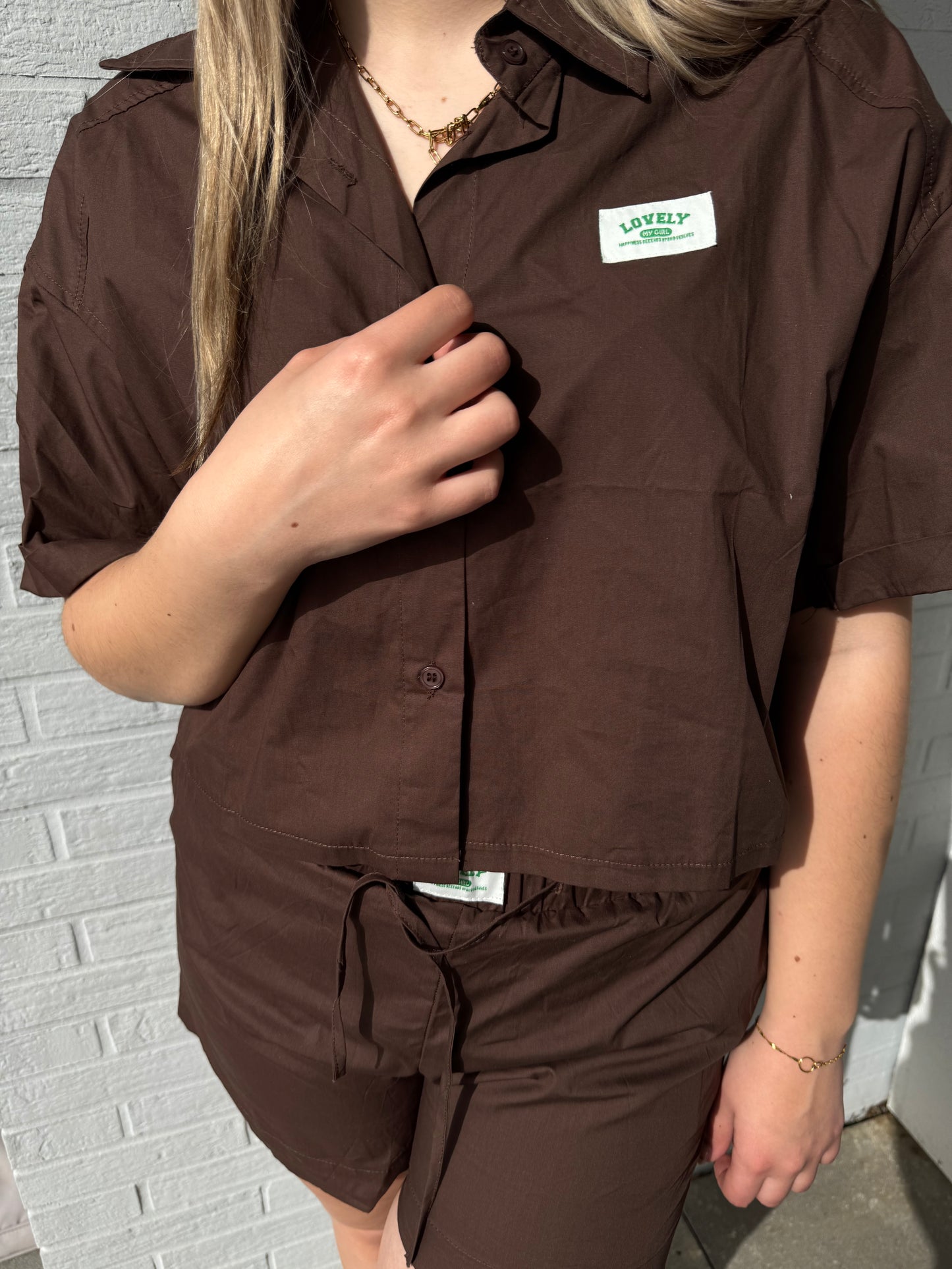 Zweiteiler Lovely braun