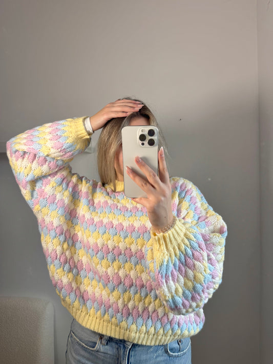 Pullover Pastellwolke gelb