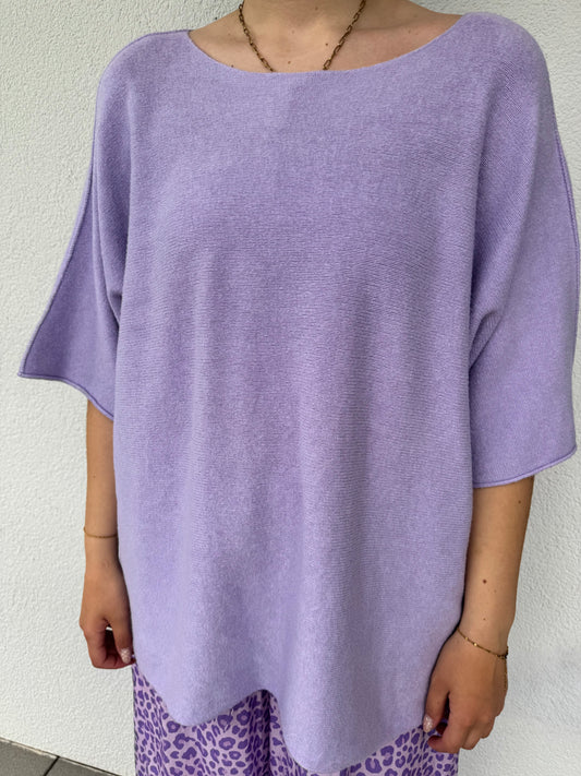 Oversize Shirt flieder