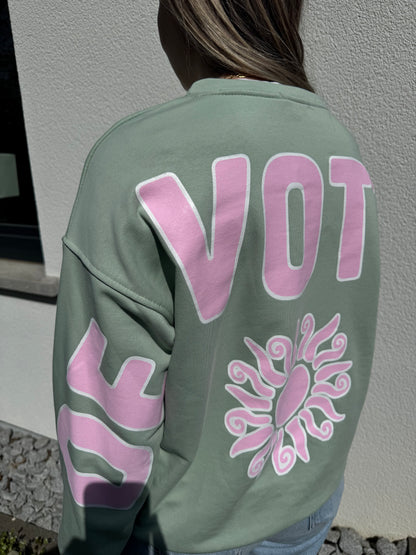 Sweatshirt "Devotion" mint