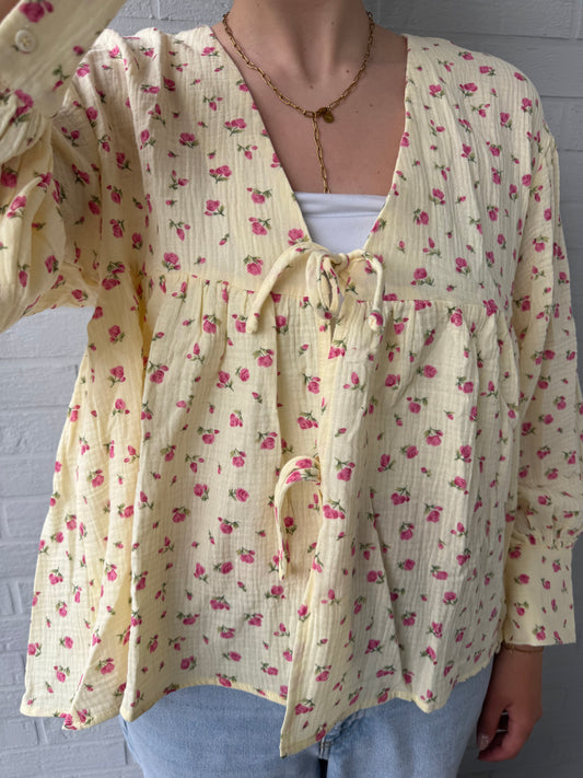 Bluse Fleurie gelb