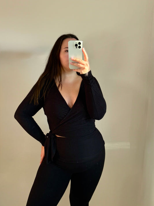 Leggings mit Bund schwarz