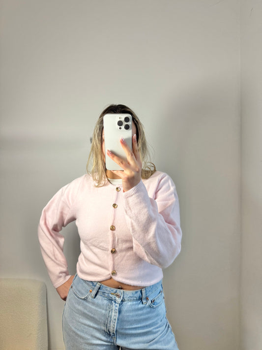 Strickjacke Goldie rosa
