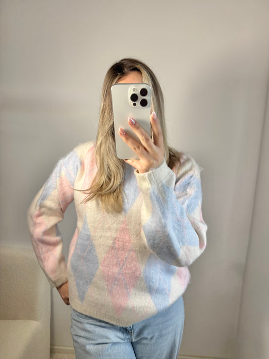 Pullover Frühlingskaro