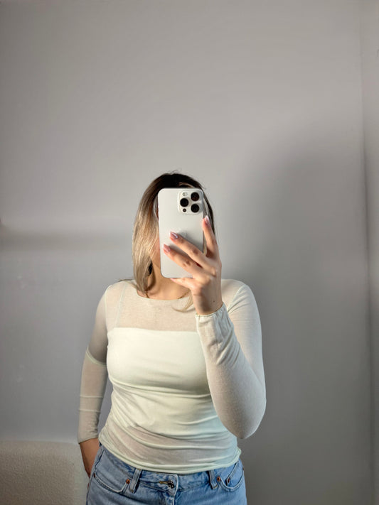 Cashmere Oberteil hellgrün