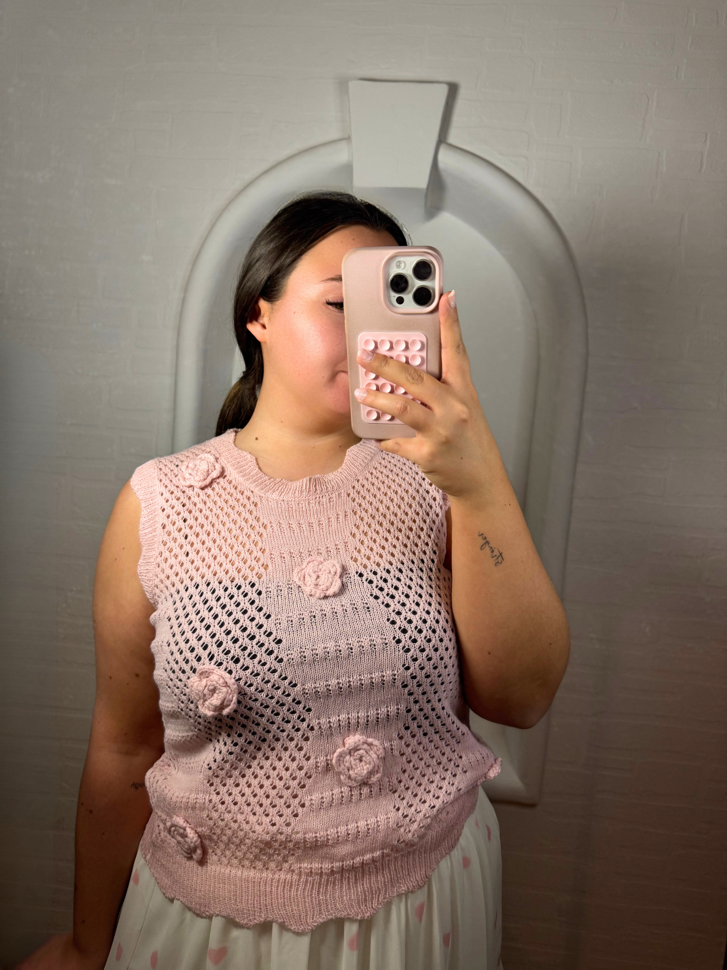 Shirt Häkel Blumi