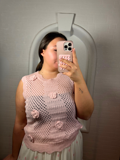 Shirt Häkel Blumi