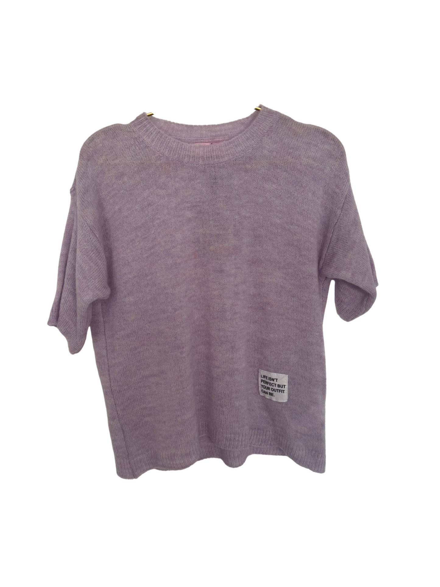 Kurzarm Shirt Flieder