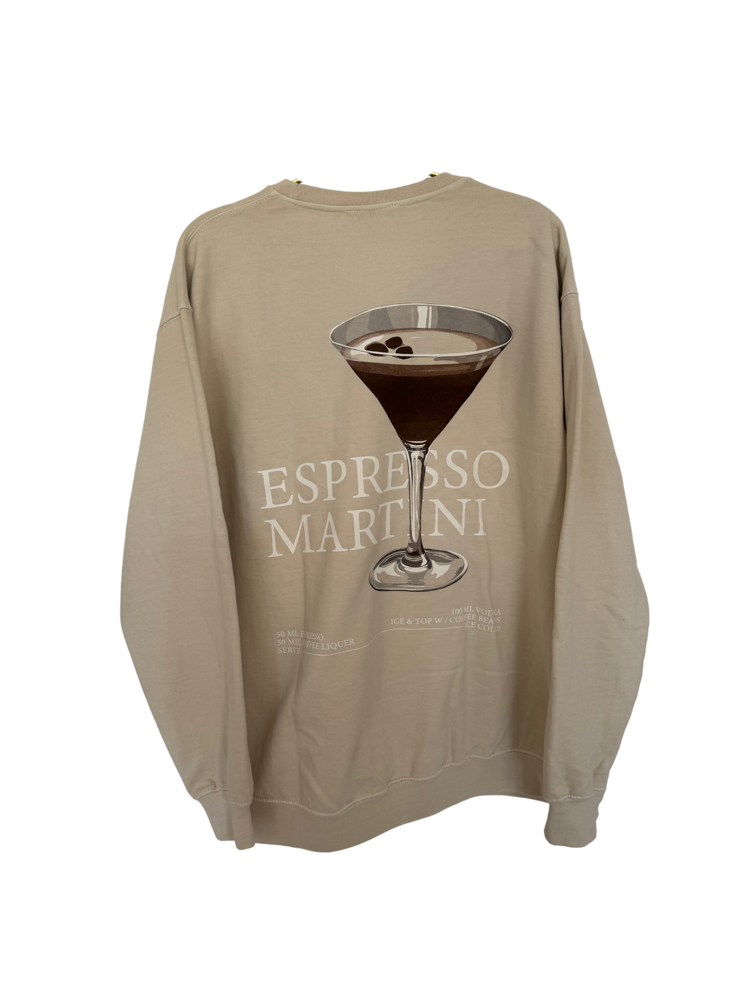 Espresso Martini Sweatshirt beige