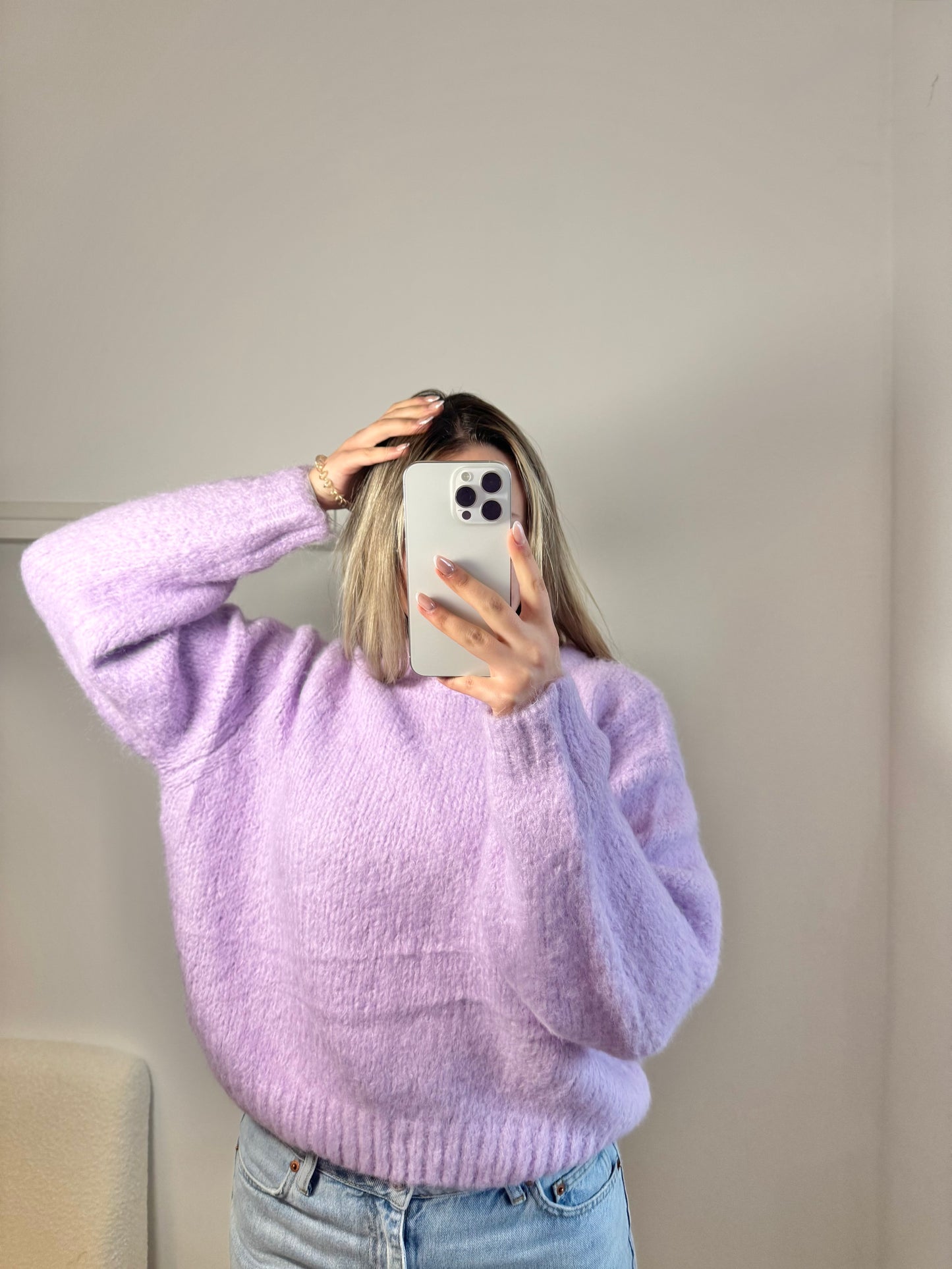 Ultra soft Pullover flieder