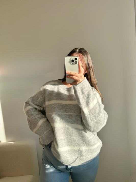 Softie Pullover grau
