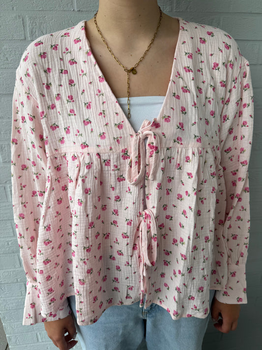 Bluse Fleurie rosa