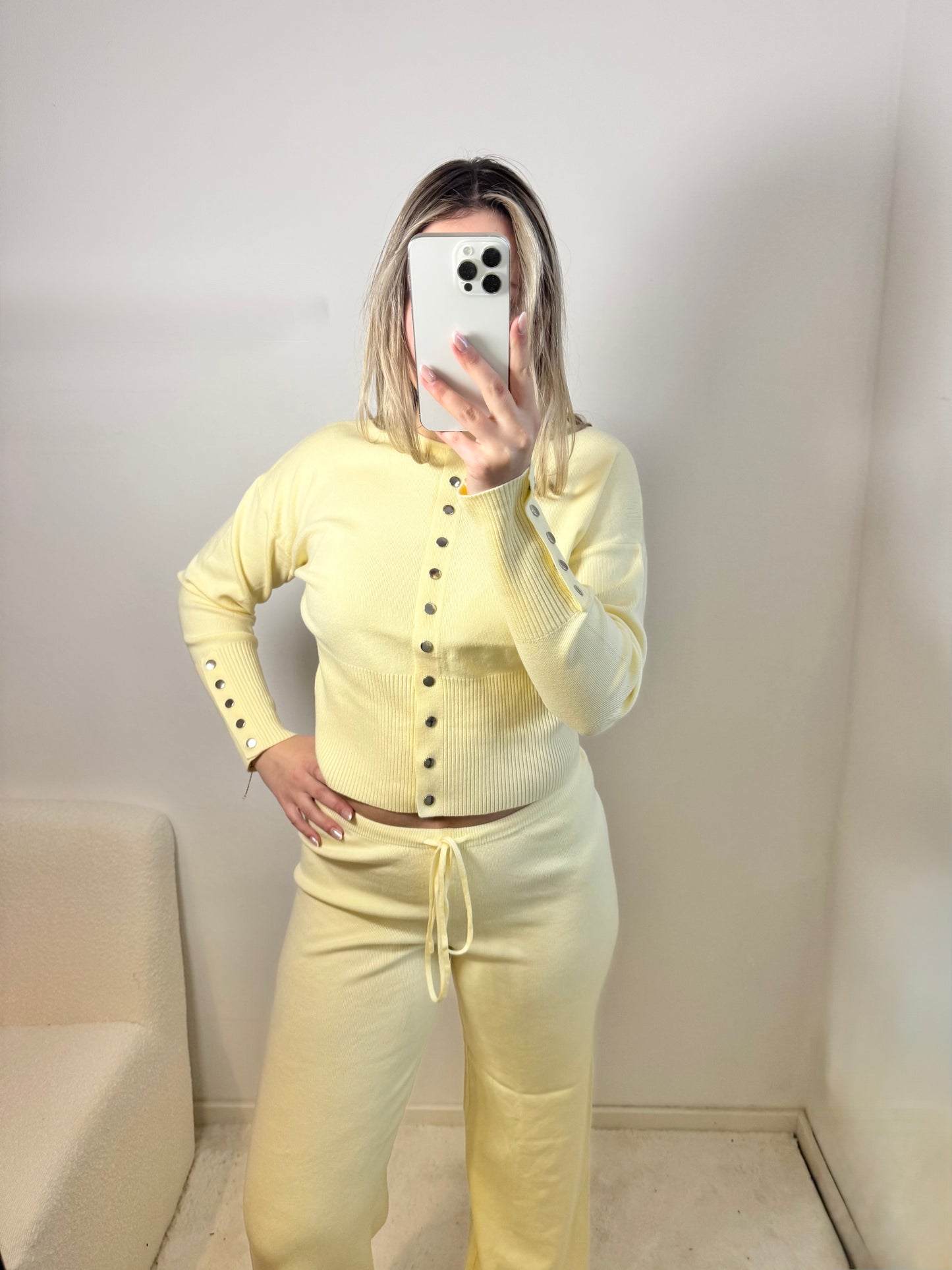 Kuschel Set buttergelb