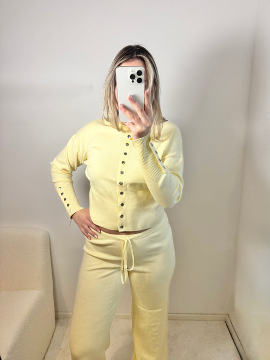 Kuschel Set buttergelb