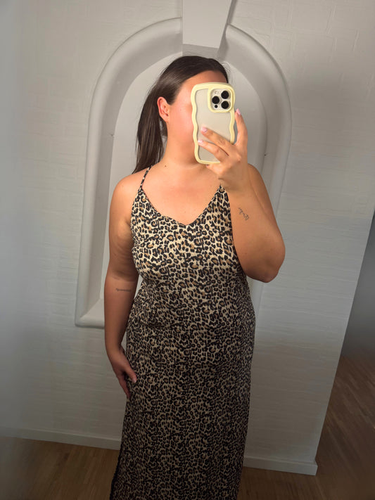 Maxikleid Leo mit Rückenausschnitt