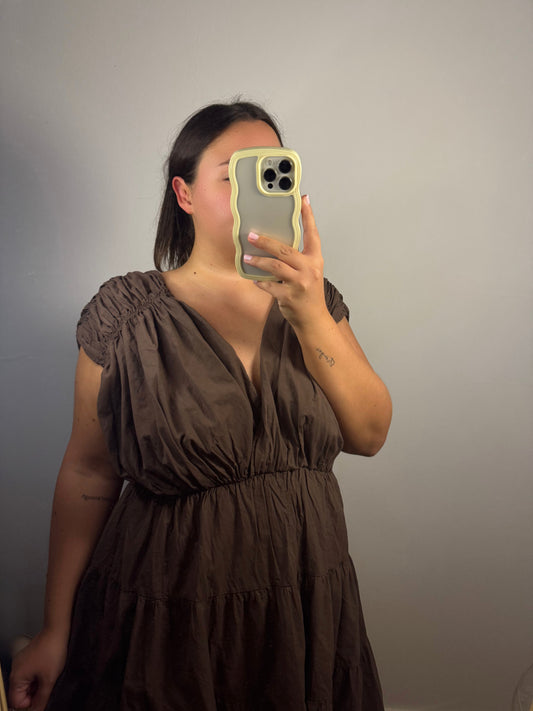 Kleid Cutie braun