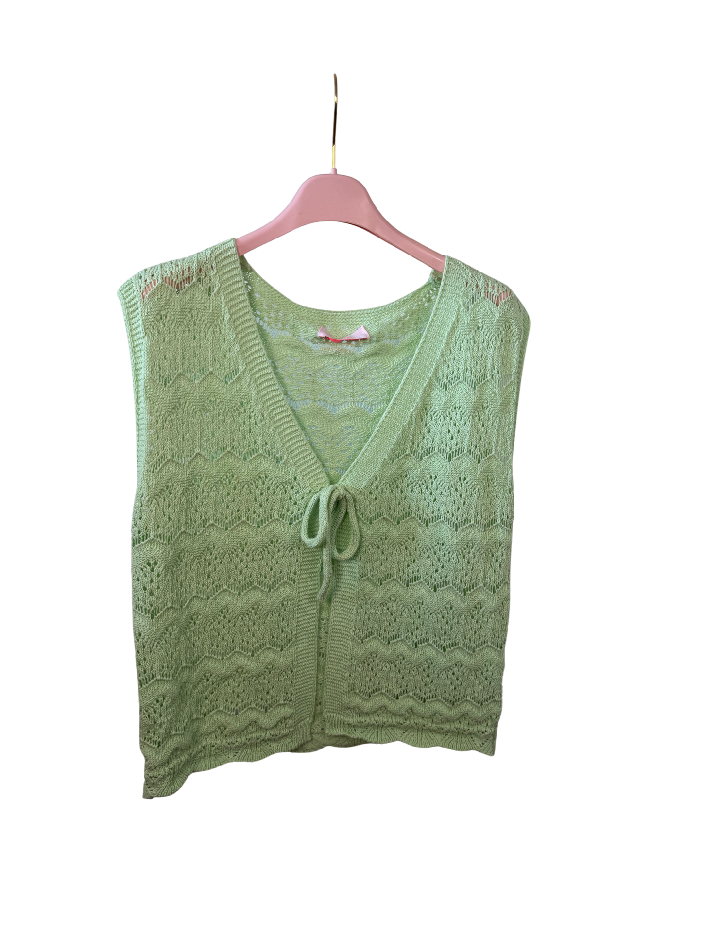 Strickweste hellgrün