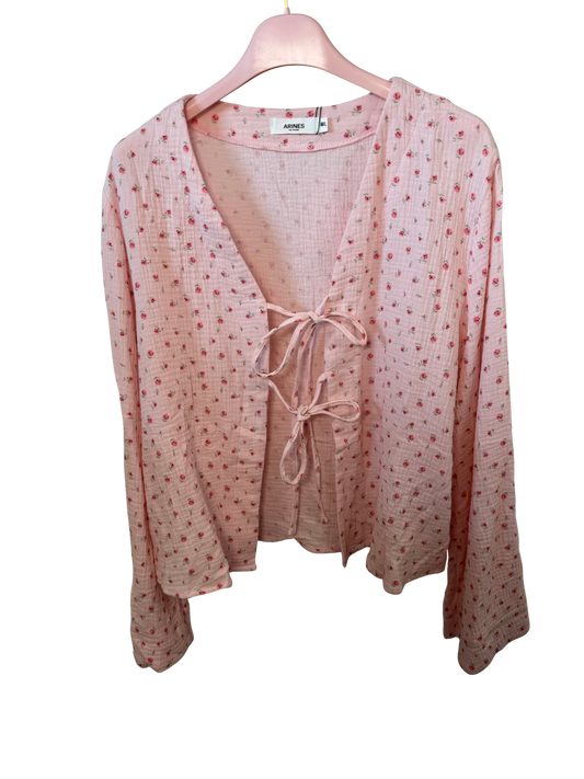 Blümchen Bluse rosa
