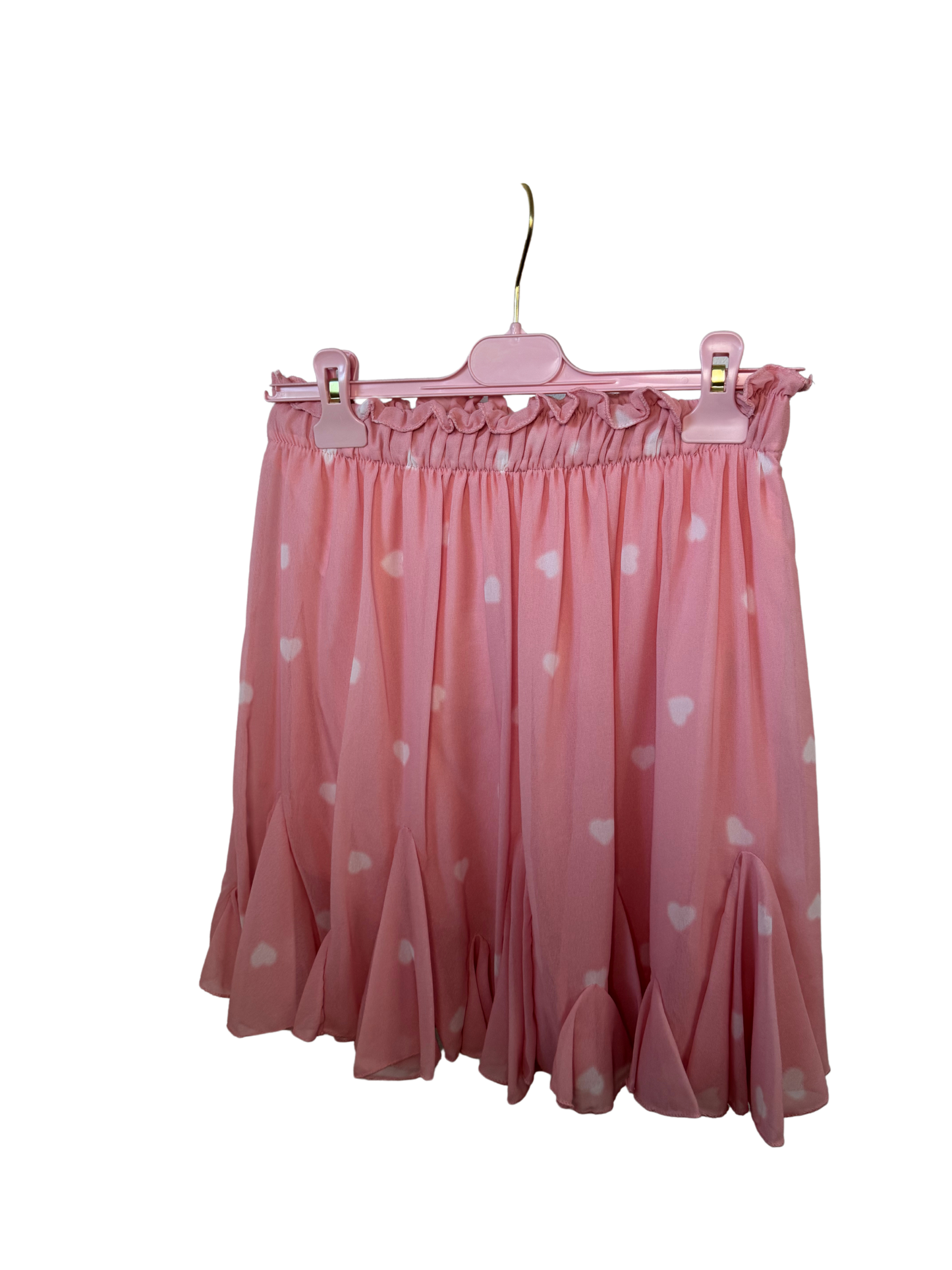 Rock mit Herzchen - rosa oder weiß
