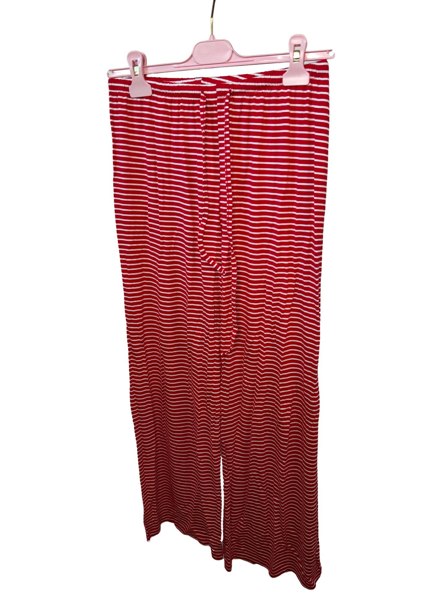 Weiche Hose Streifi rot