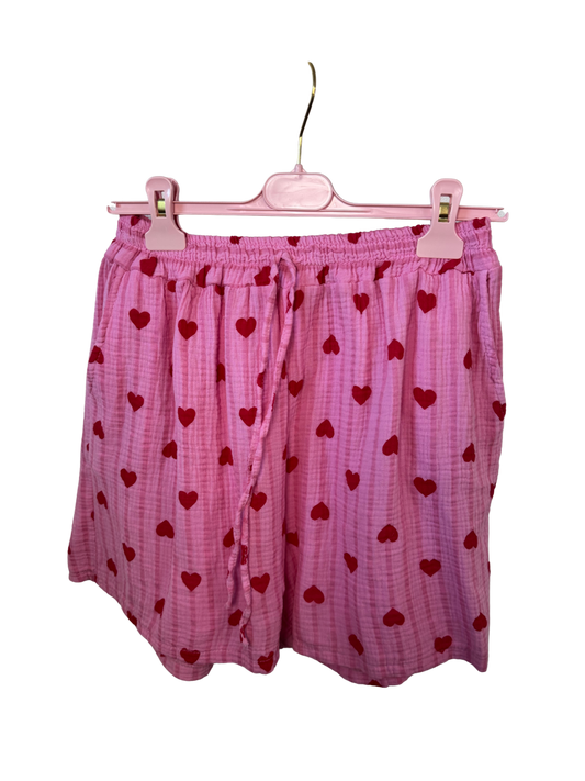 Musselin Hose kurz Herzi