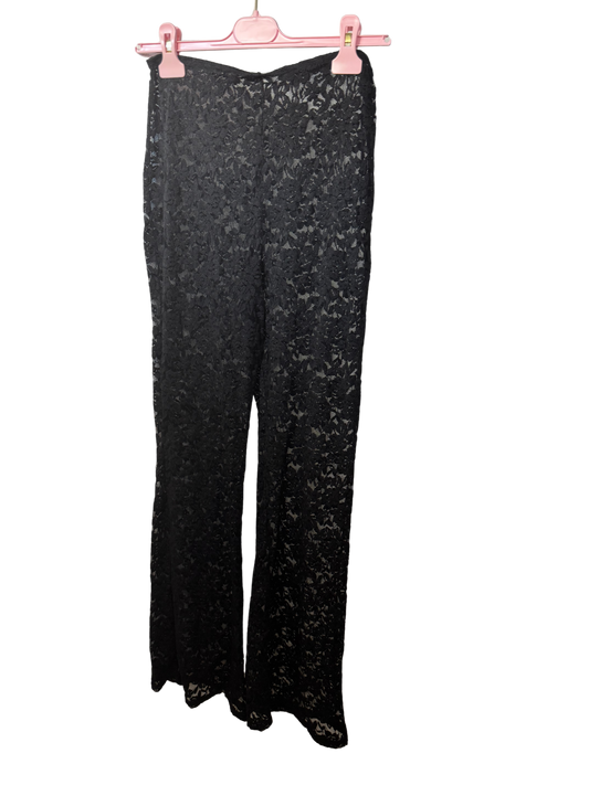 Lace Hose Spitze schwarz