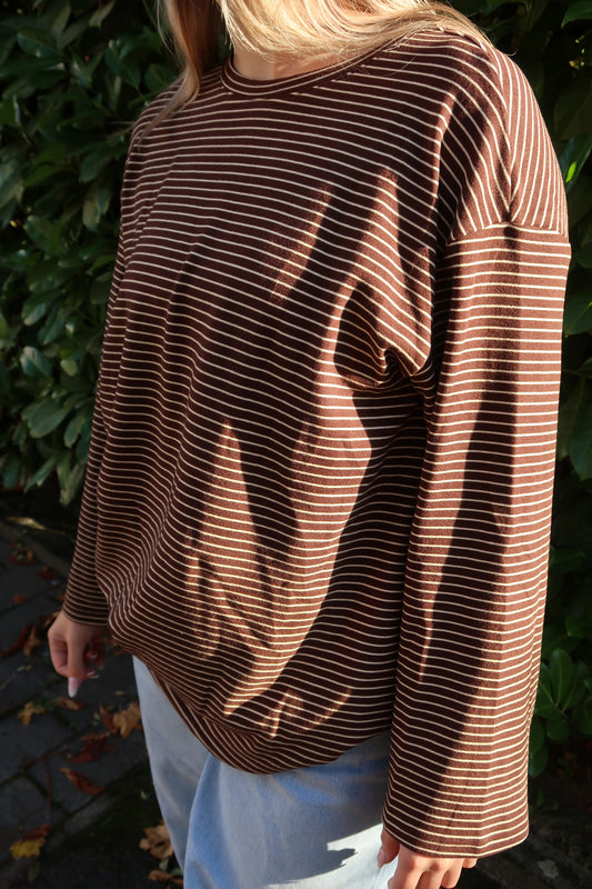 Super Soft Langarmshirt braun