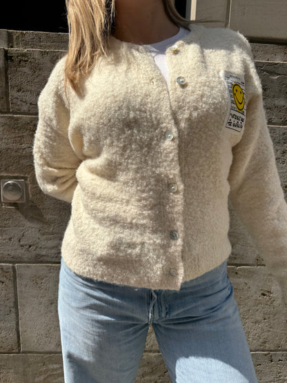 Strickjacke mit Smiley