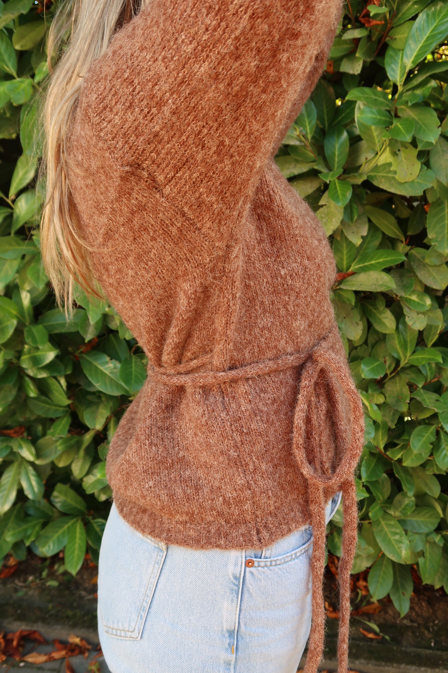 Wickeltraum Strickjacke Toffee