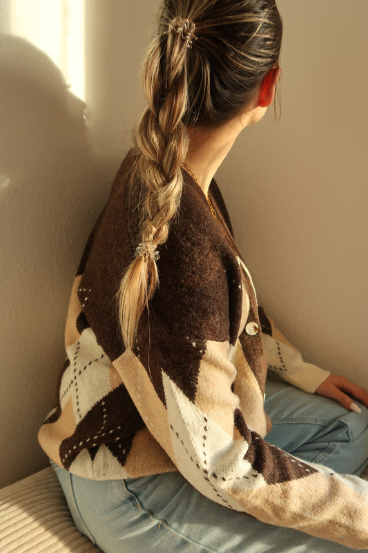 Cardigan Herbstschach