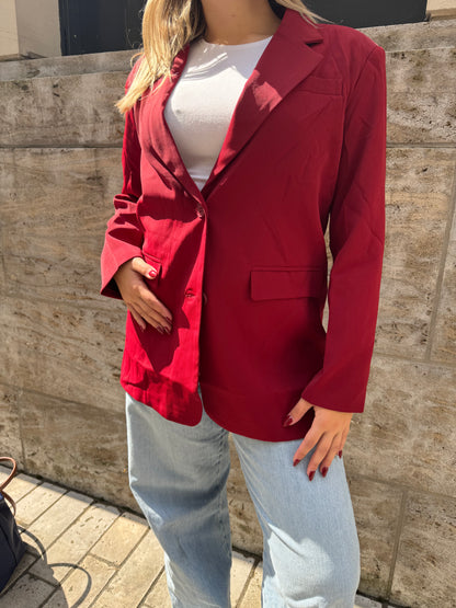 Oversize Blazer red