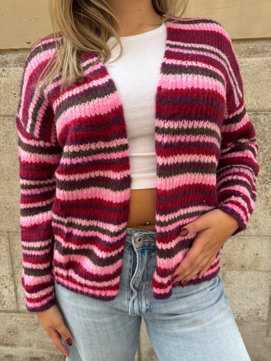 Cardigan Autumn beere