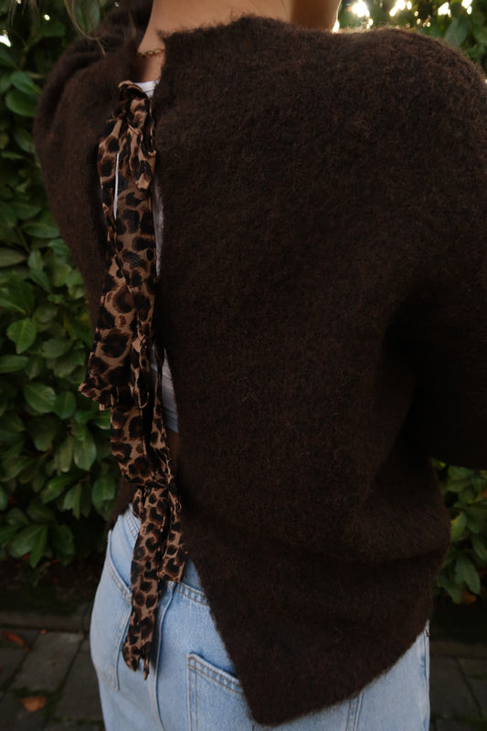 Strickjacke Leo back