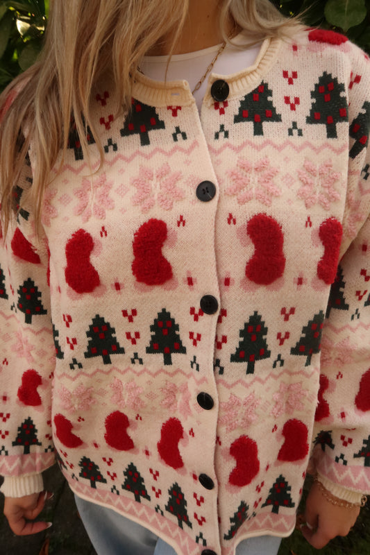 Strickjacke Merry Christmas